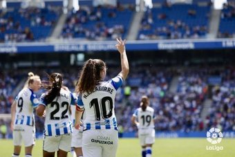 La Real Sociedad Femenina goleó por 6-1 al Alavés. LaLiga