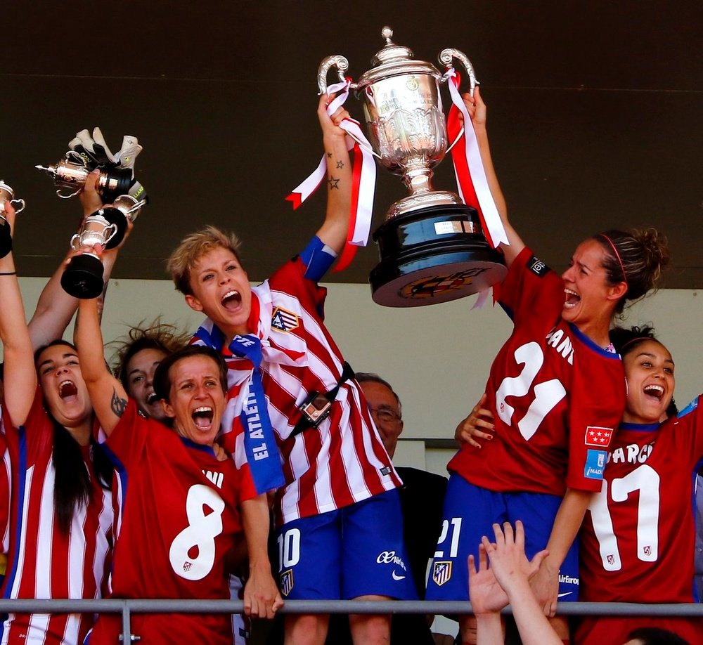 La capitana del Atlético lamentó la derrota ante el Barcelona Femenino. AtletiFéminas