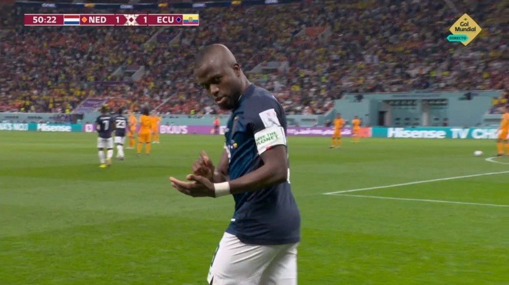 Enner Valencia has scored Ecuador's last six goals at World Cups. Screenshot/GolMundial
