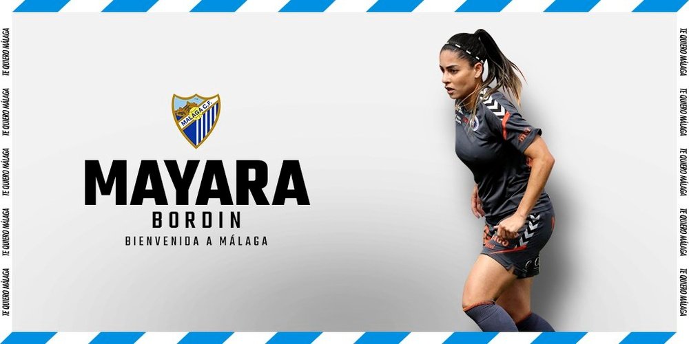Mayara Bordín ya ha firmado con el Málaga. MálagaCFFemenino