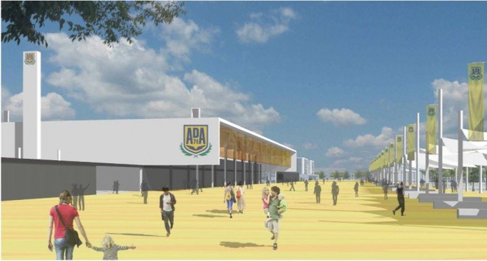 Imagen de la futura Ciudad Deportiva del Alcorcón. ADAlcorcon