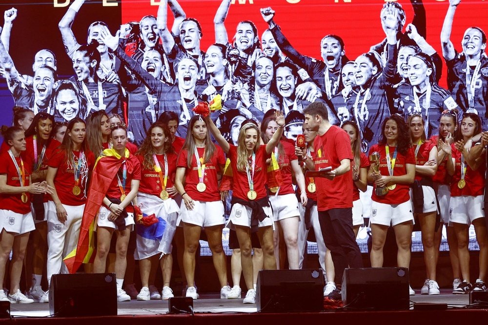 Las jugadoras se niegan a acudir con la Selección Española. EFE