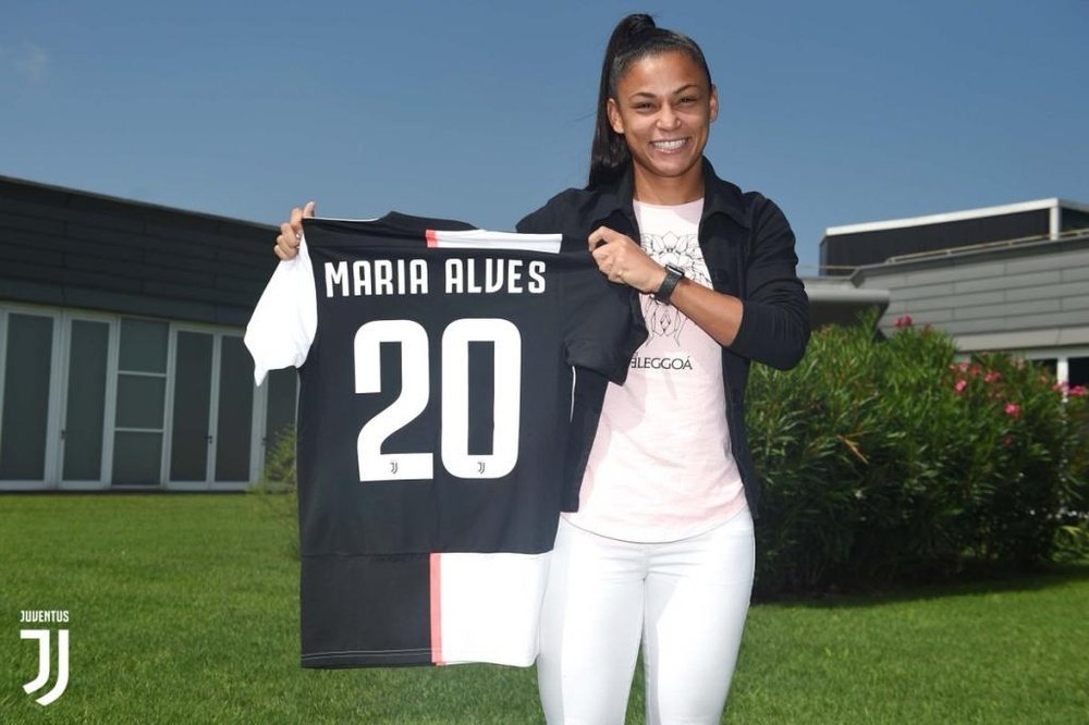 Maria Alves puso fin a su etapa en la Liga Brasileña. Twitter/JuventusFCWomen