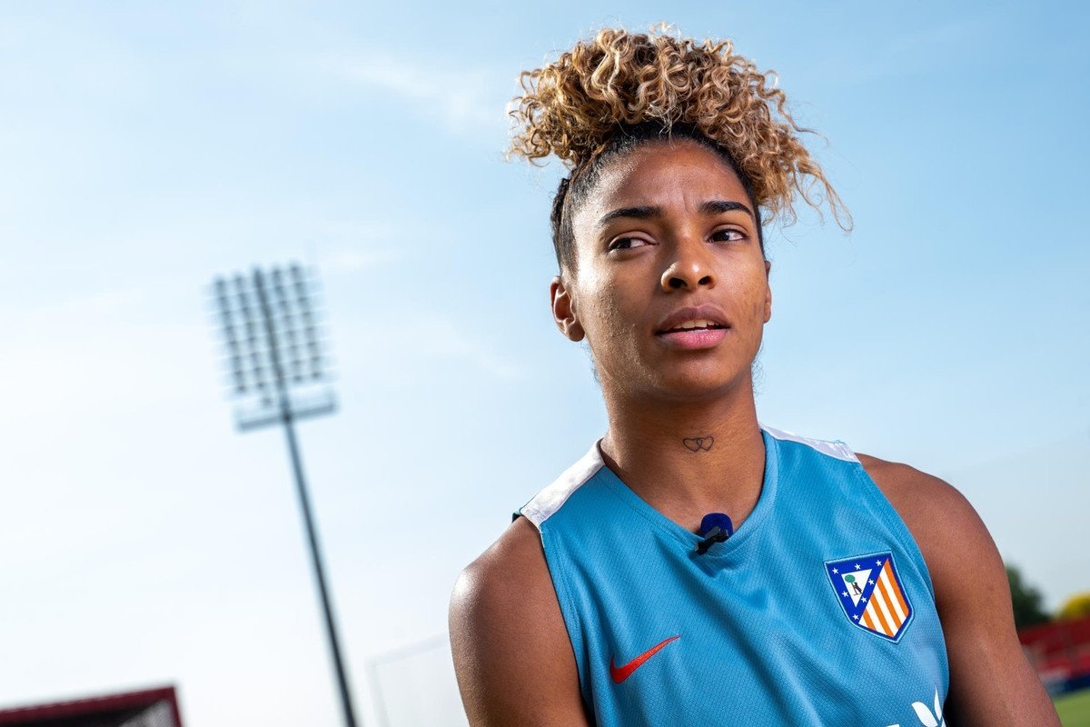 Luany Vitória da Silva, atacante brasileira do Atlético de Madrid. EFE