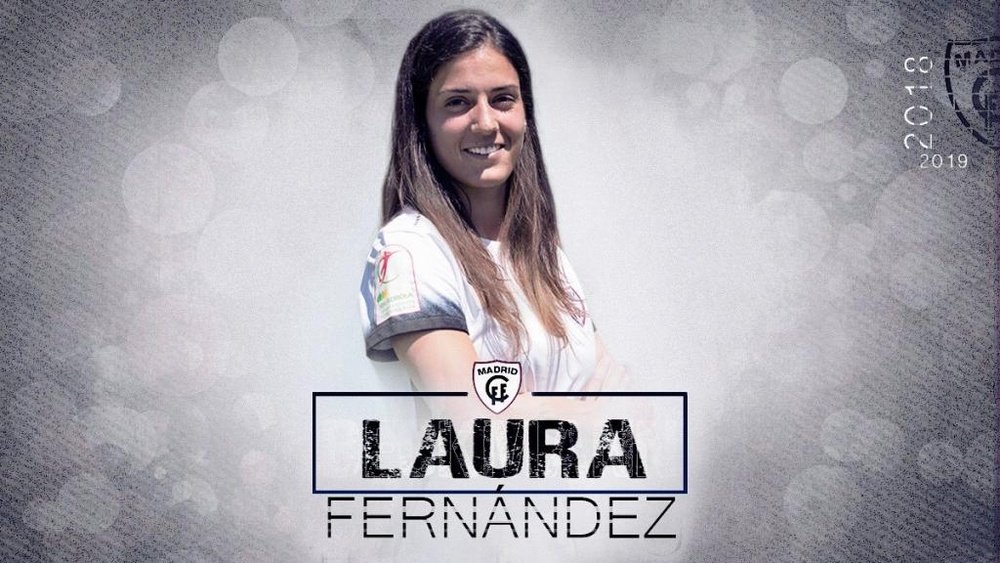 Laura Fernández ya ha firmado su nuevo contrato. Twitter/MadridCFF