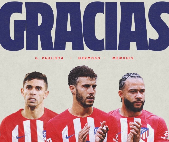 Mario Hermoso ends a five-year spell at Atletico Madrid. Screenshot/Atletico