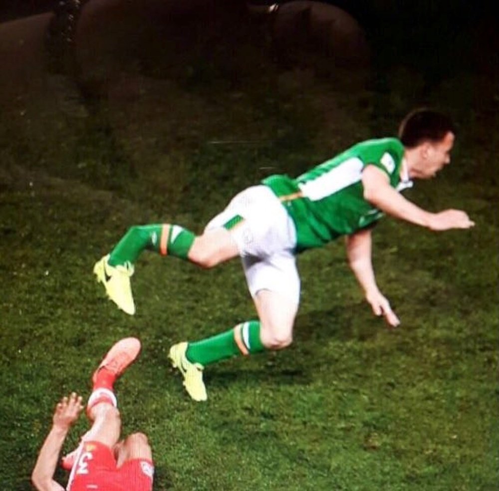 The injury ruled Coleman out for almost a year. Screenshot