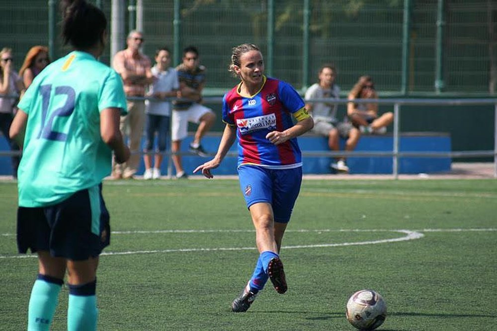 La ex futbolista del Levante Femenino, Maider Castillo. Twitter
