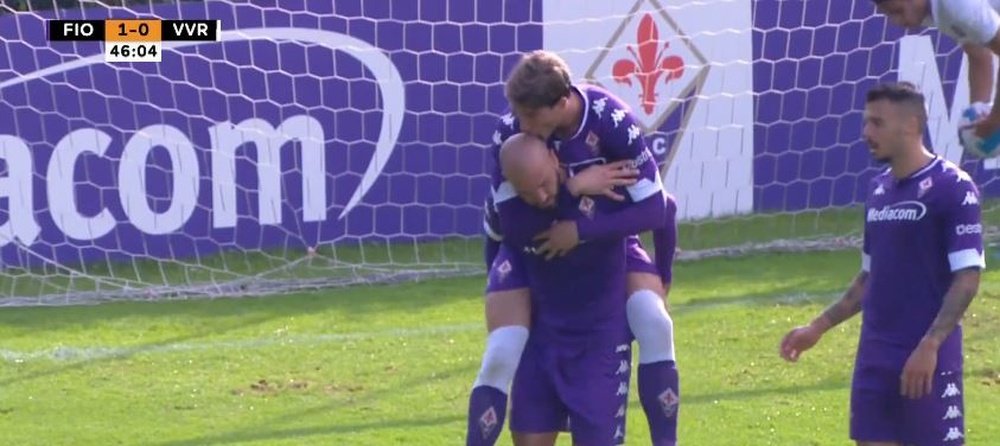 La Fiorentina volvió a ganar con contundencia (4-0). Twitter/acffiorentina