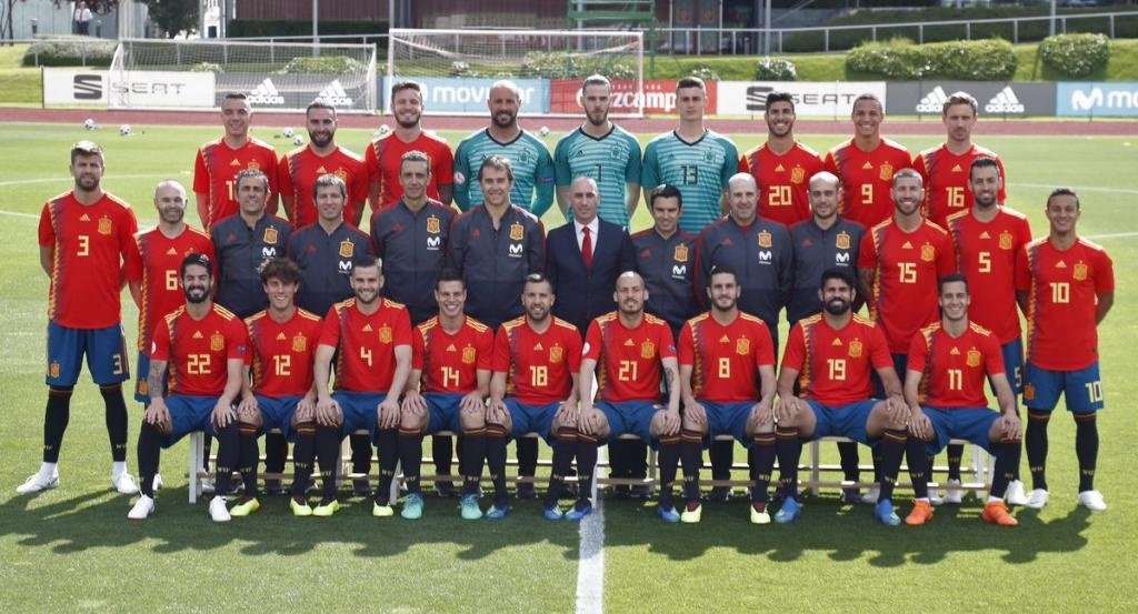España tiene foto oficial para Mundial