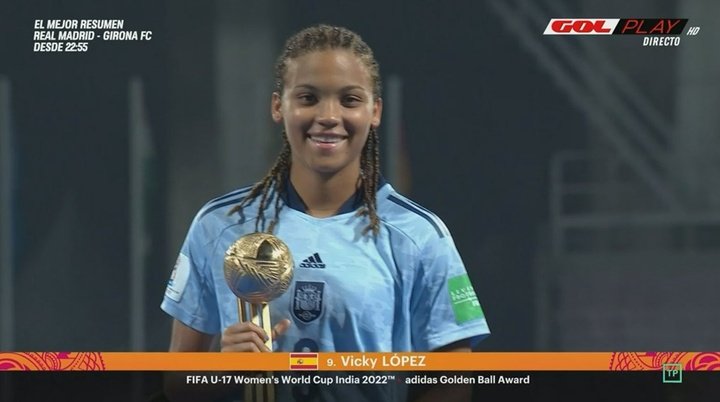 Vicky López, MVP del Mundial: 