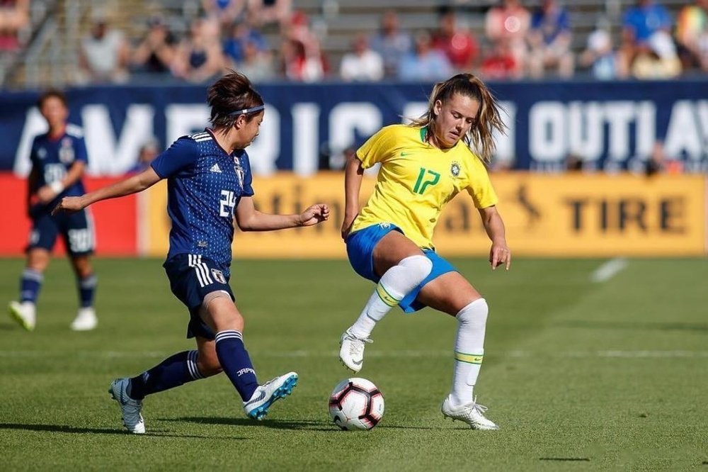 Andressinha sueña con levantar el Mundial. Instagram/andressinha95