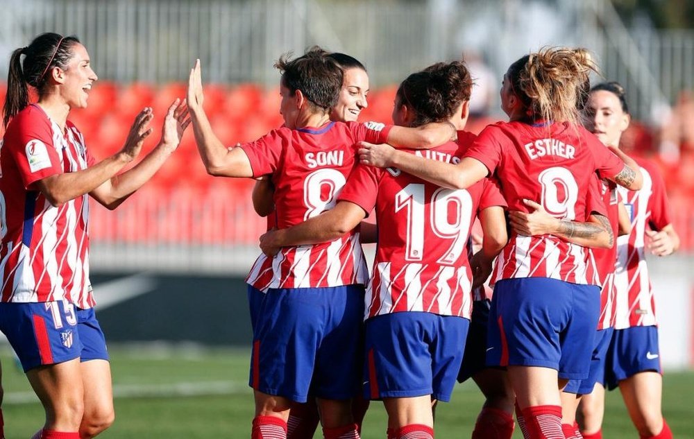 El Atlético Femenino sigue sin entrenador. Twitter/SilviaMeseguer