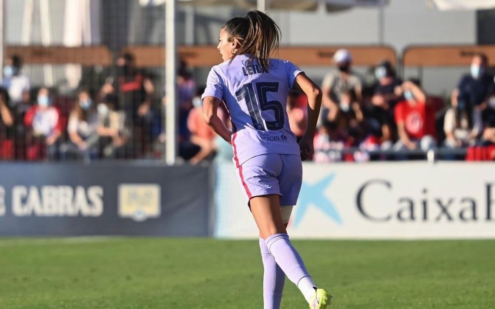 Leila sufrió una rotura del menisco de la rodilla izquierda a mediados de junio. FCBarcelona