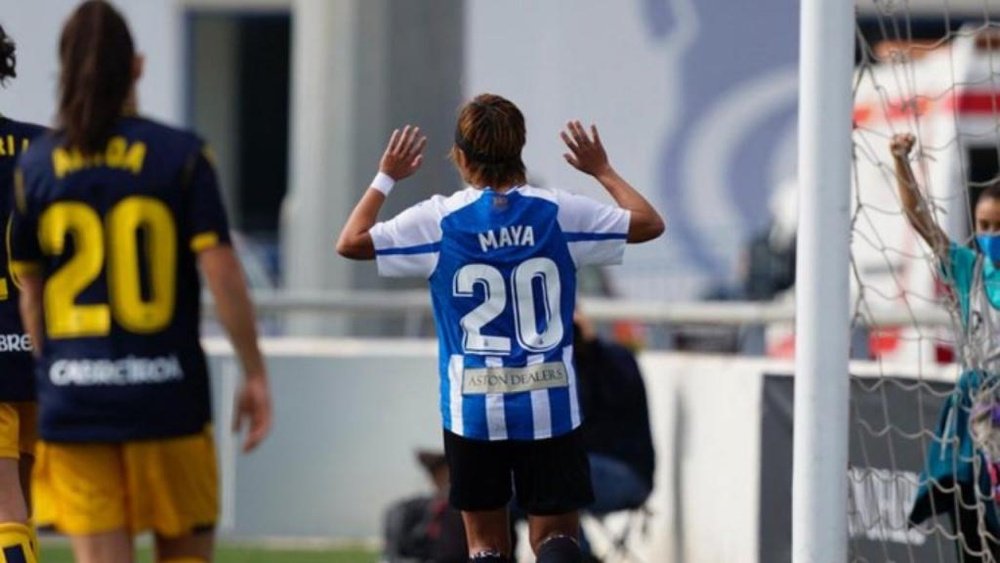 El Deportivo Abanca suma tres derrotas seguidas. Captura/Twitter/RCDEFemeni