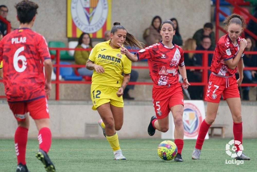Levante Las Planas y Villarreal Femenino empataron 2-2. LaLiga