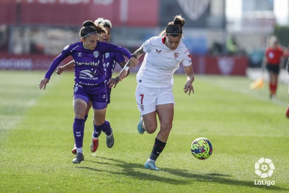 Sevilla Femenino y Granadilla Tenerife empataron 2-2 en la Liga F. LaLiga