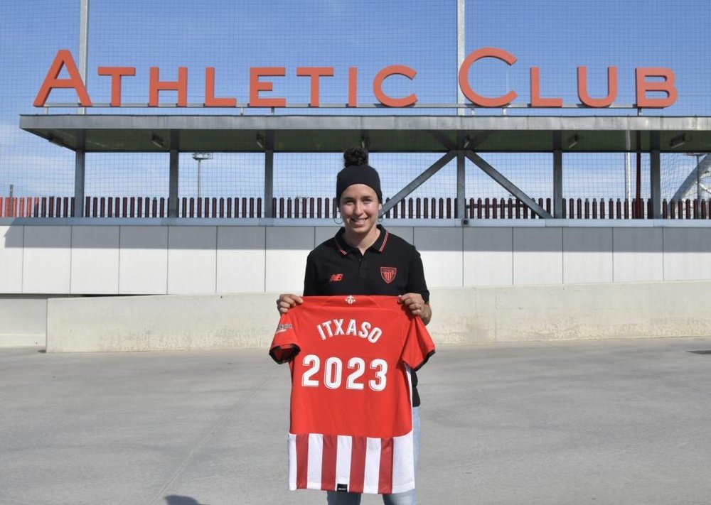Itxaso firmó para las dos próximas temporadas con opción a una tercera. AthleticClub