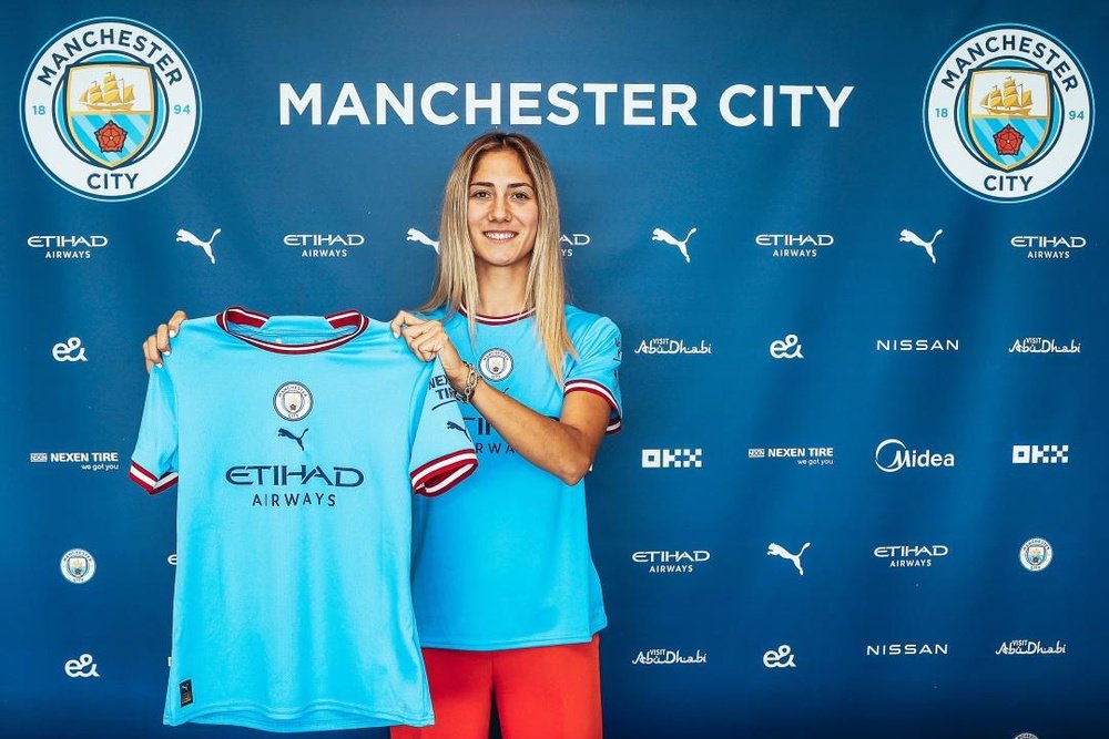 Laia Alexandri, nuevo fichaje del City. Twitter/ManCity