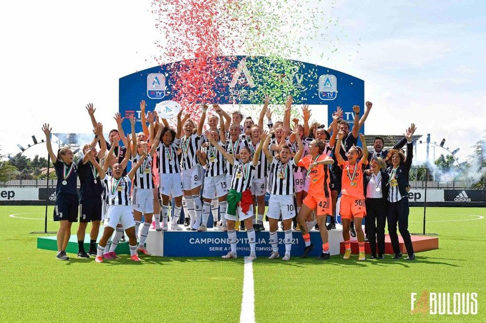 La Juventus es campeona de Liga por cuarto año consecutivo. Twitter/JuventusFCWomen
