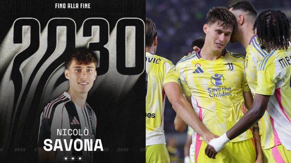 Savona rinnova con la Juve fino al 2030. JuventusFC/EFE