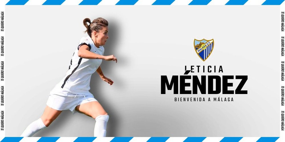 Leticia Méndez ya es del Málaga Femenino. MálagaCFFemenino