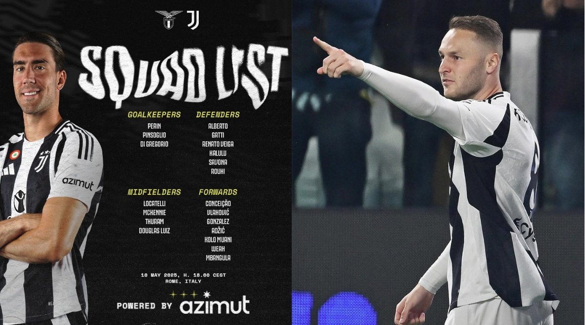 La lista dei convocati della Juventus.  TwitterJuventusfc/AFP