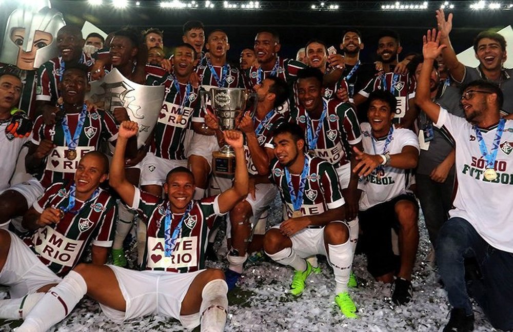 Así celebró Fluminense la Taça Guanabara. CONMEBOL
