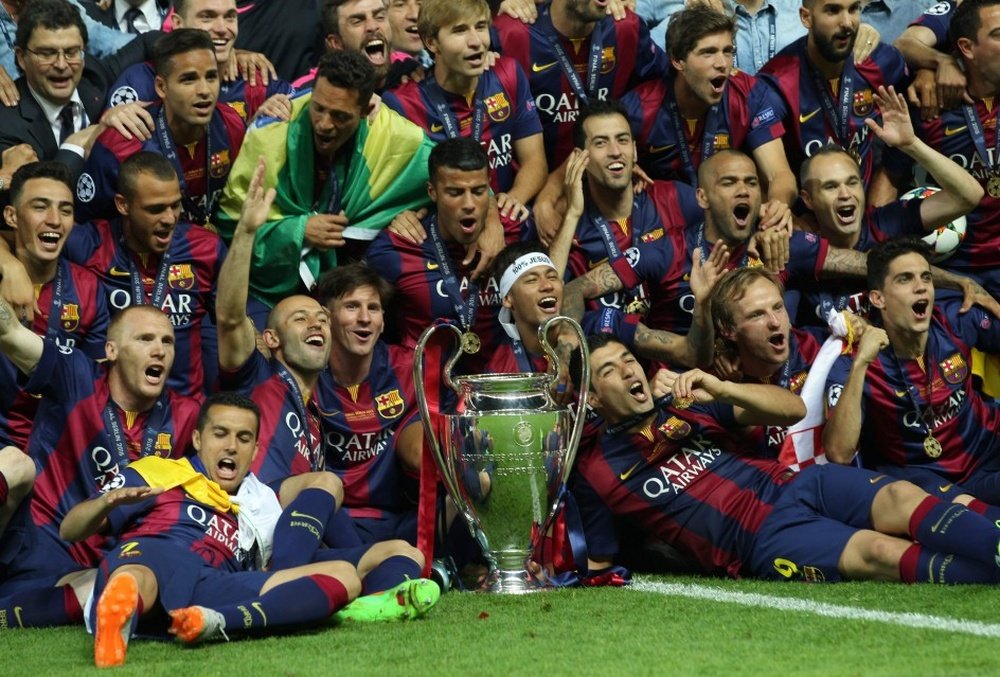 Barca won their second treble in 2015. EFE