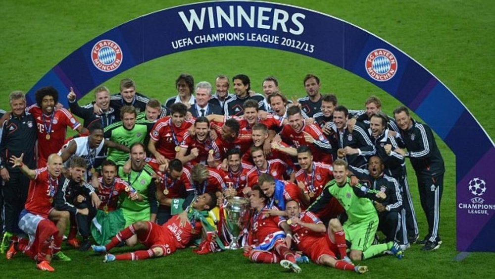 El Bayern de la 12-13, el mejor de la década. AFP