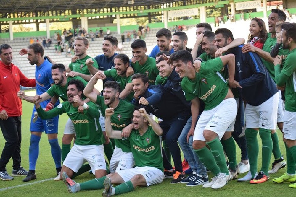 El Racing de Ferrol-Jaén, la eliminatoria de los goles. Twitter/racingferrolsad