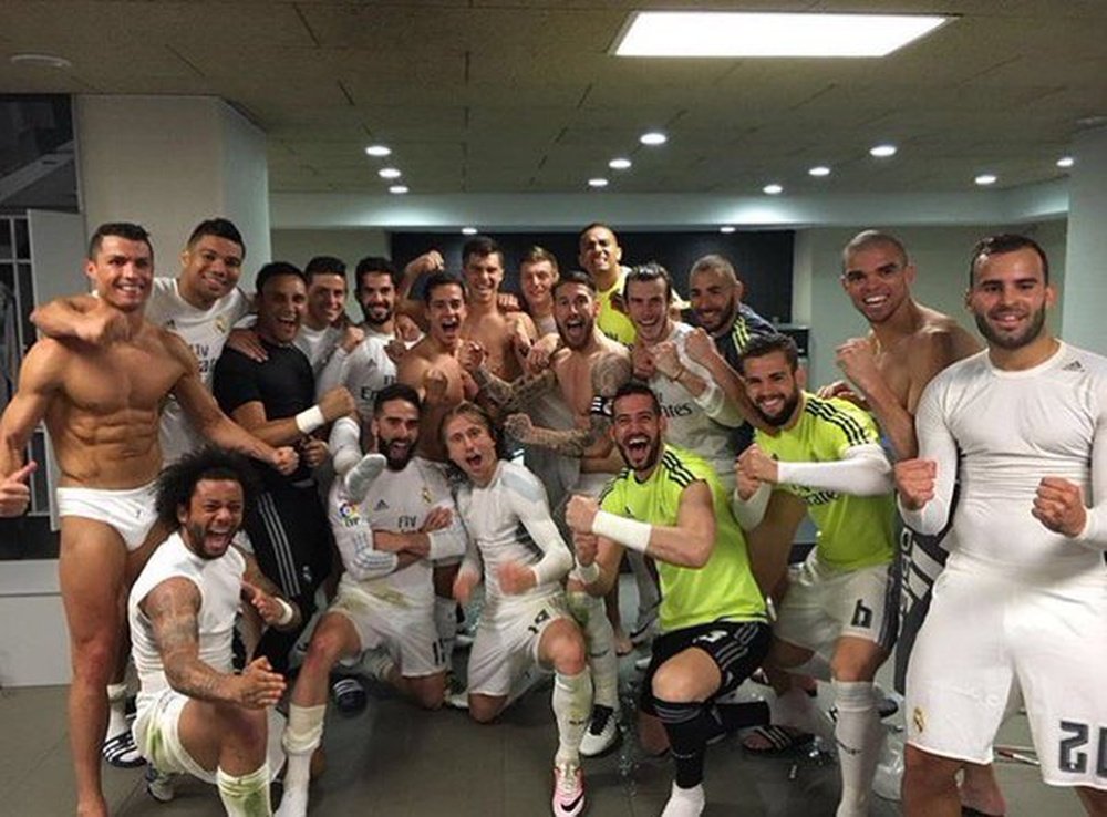 El Real Madrid ha creado escuela con esta famosa foto. Instagram