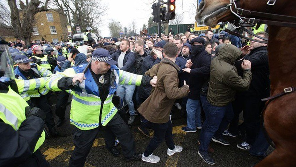 Millwall have a reputation. AFP