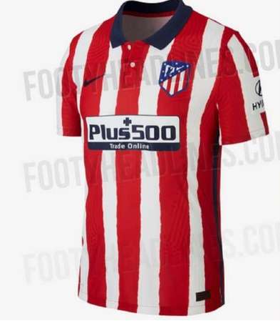 Vaza a possível nova camisa do Atlético de Madrid para 2020-21