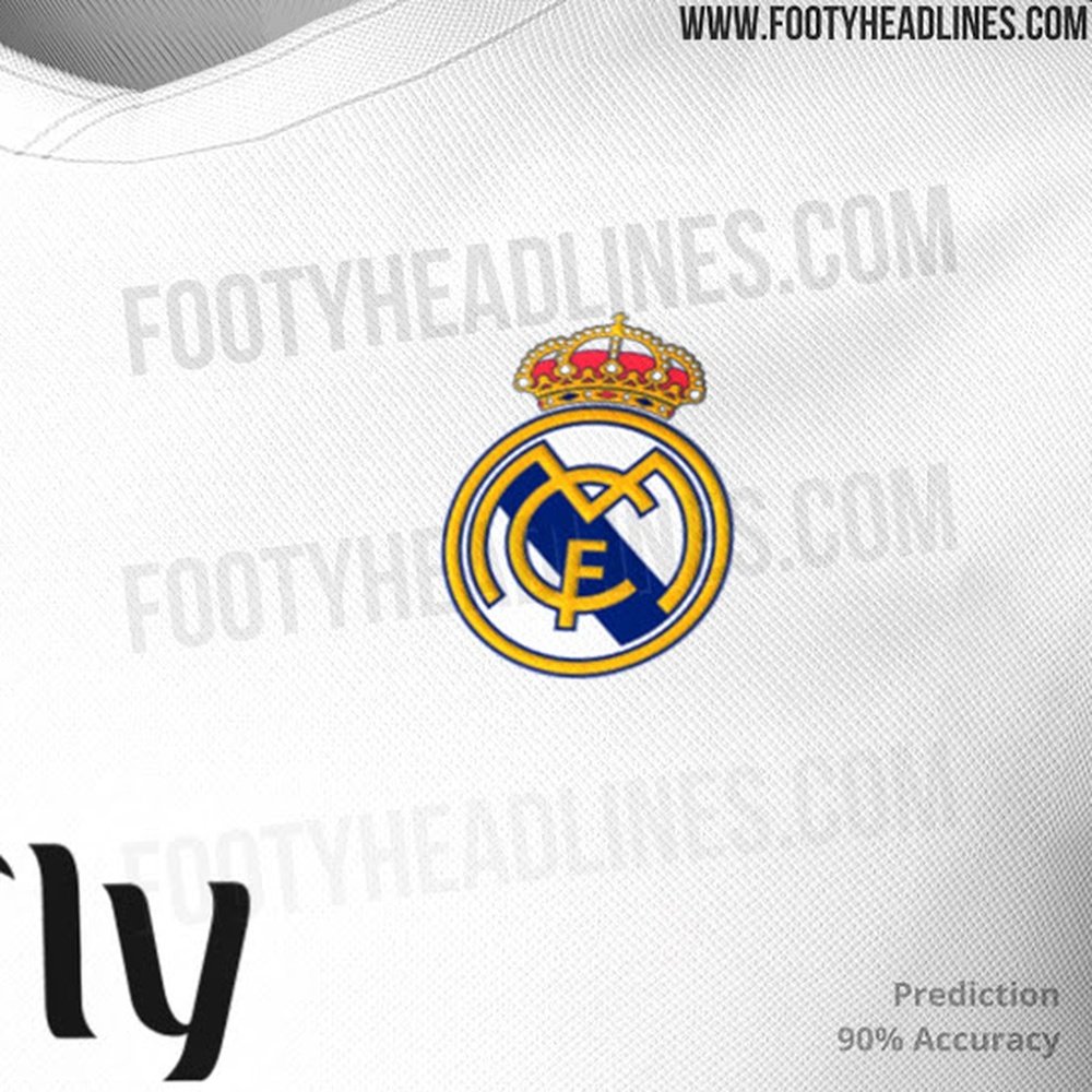 Le maillot domicile du Real 18/19. FootyHeadlines