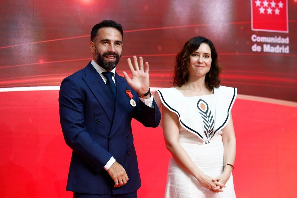 Diaz Ayuso praised Carvajal's career. EFE