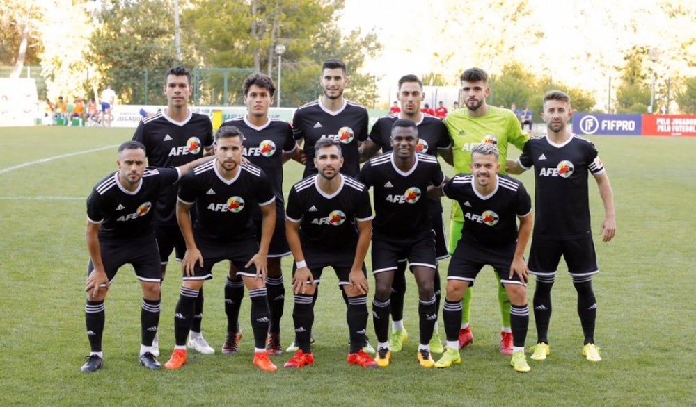 Acero, Hércules y CSKA, rivales de la Selección AFE. Twitter/AFEFutbol