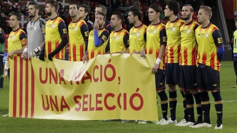 En la actual situación, Cataluña no podría jugar Eurocopas ni Mundiales. EFE