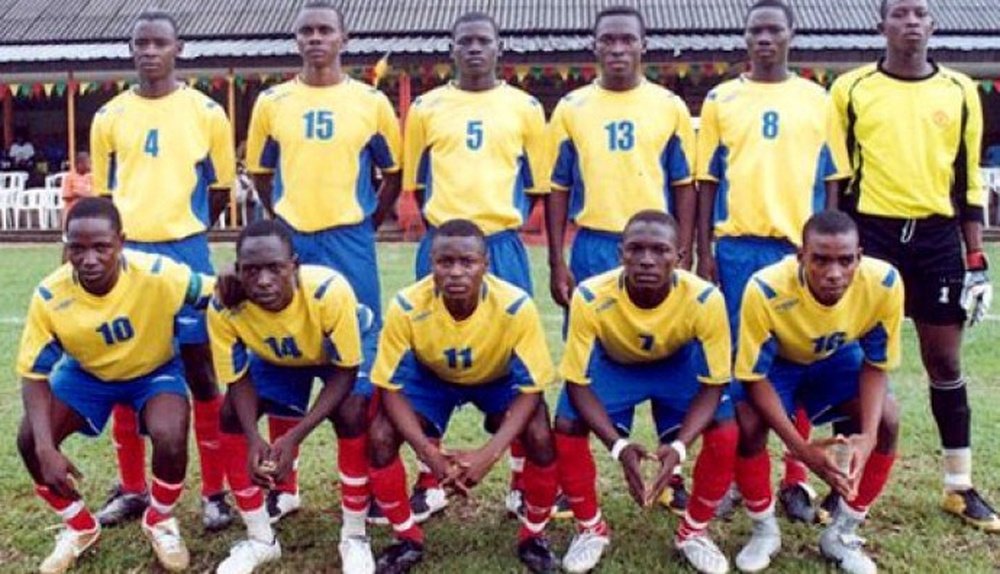 La Selección de Chad, antes de un partido. NileSports