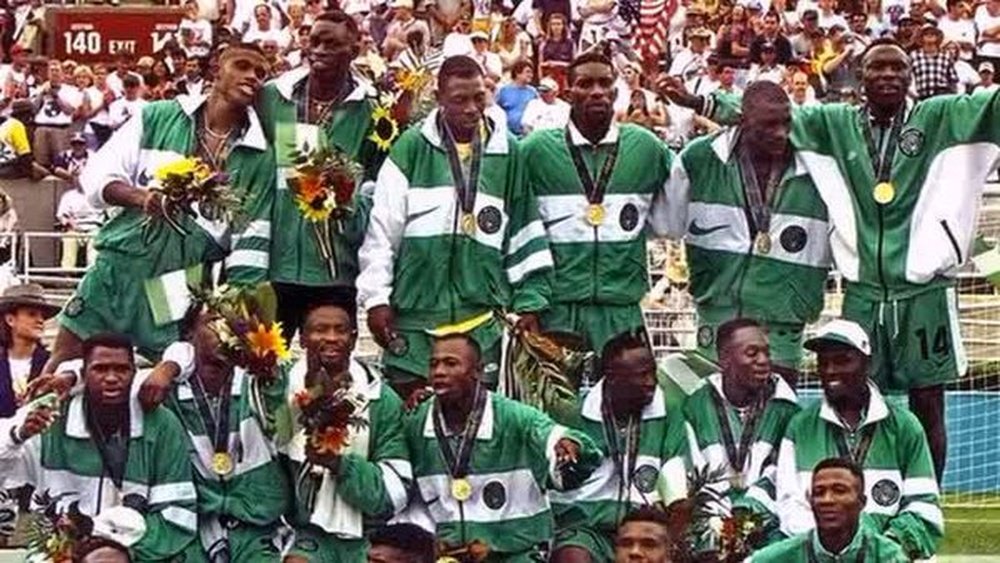 La selección de Nigeria hizo historia en Atlanta 96. Twitter