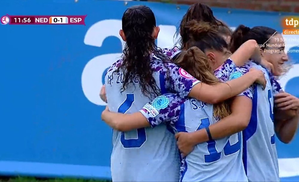 España, a la final del Europeo Femenino Sub 19. Captura/Teledeporte