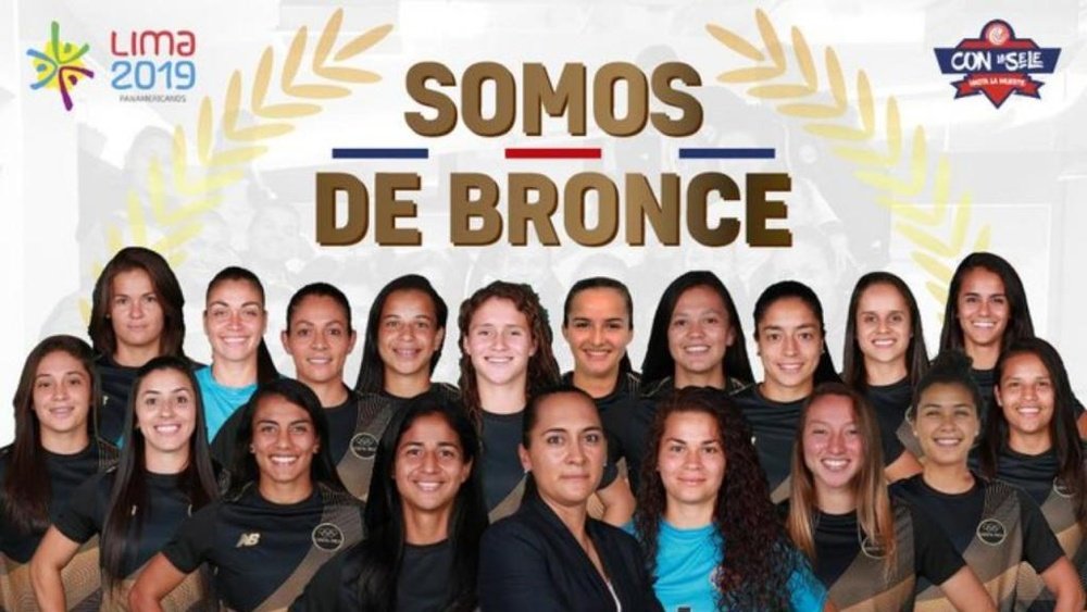 La Selección de Costa Rica femenina se lleva el bronce. FEDEFUTBOL Costa Rica