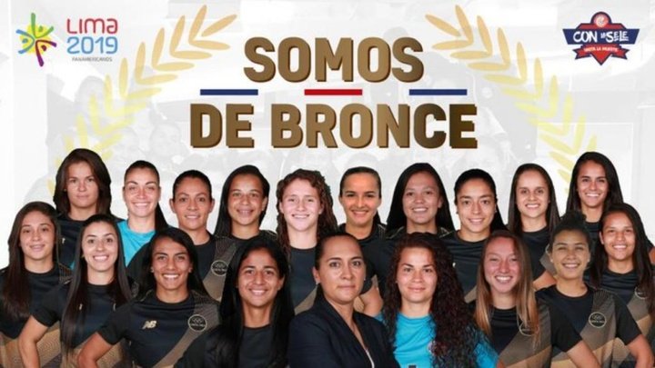 La Selección de Costa Rica femenina se lleva el bronce