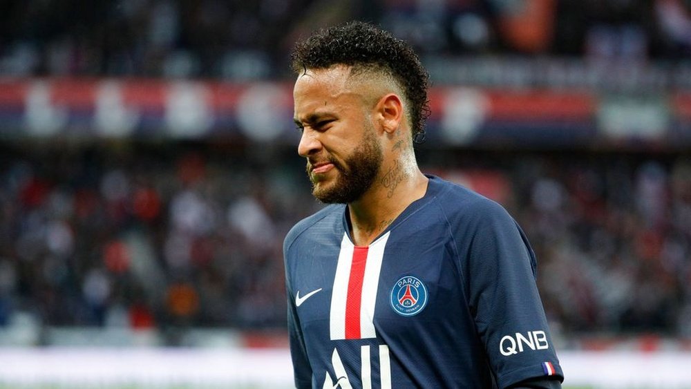 Neymar fue criticado por el entrenador del Montpellier. AFP