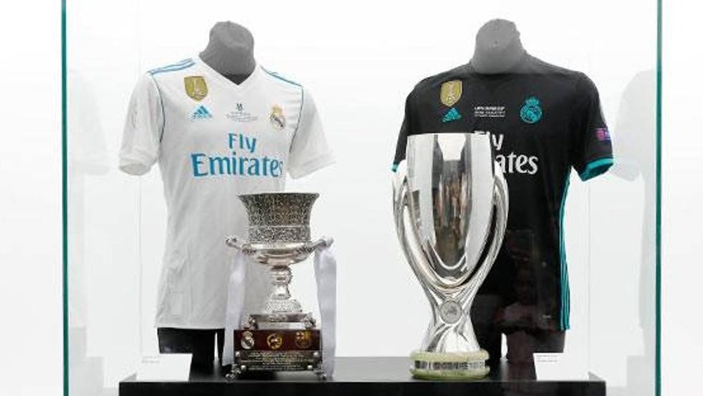 Las Supercopas ya están en el museo del Real Madrid. RealMadrid