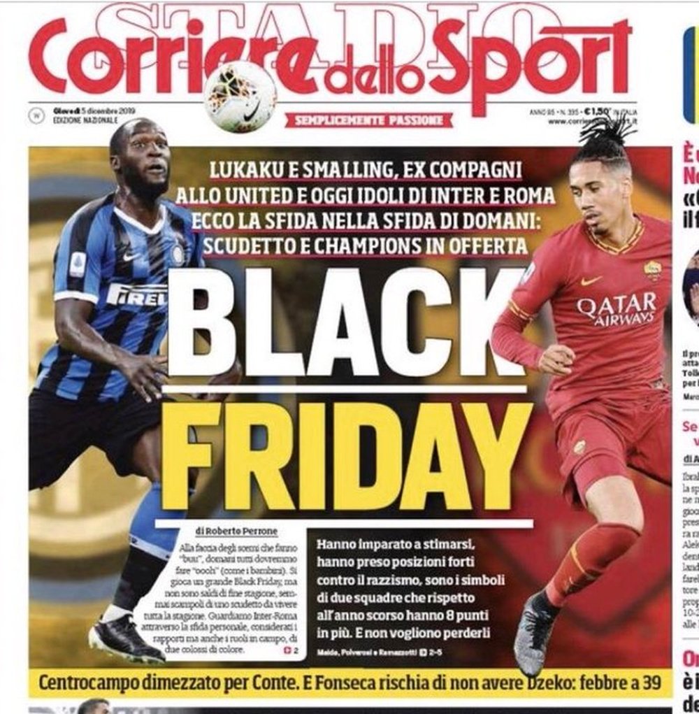 L'AC Milan et l'AS Rome bannissent le 'Corriere dello Sport'. Corriere dello Sport