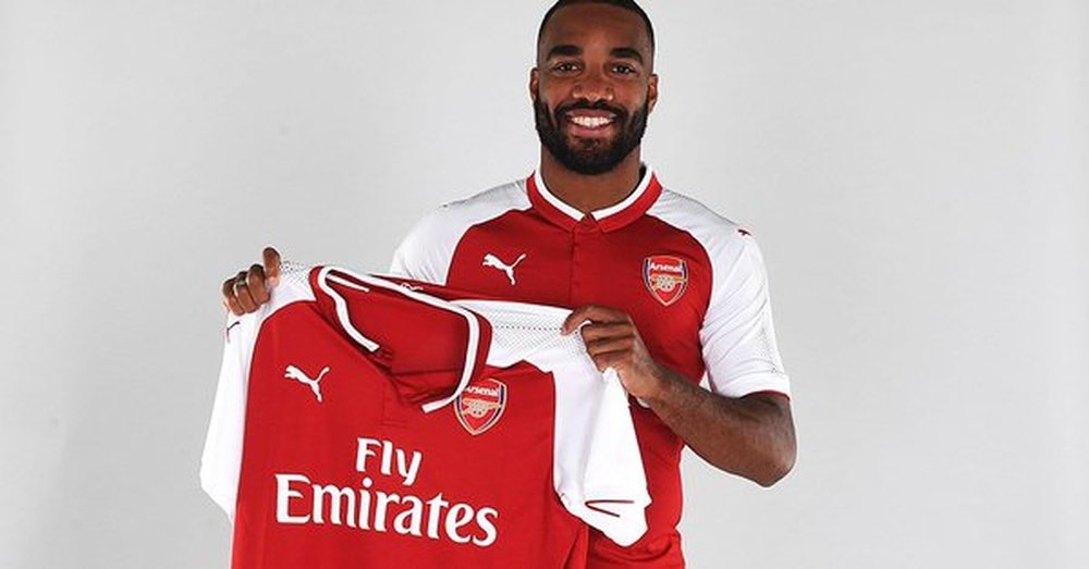 Lacazette, new Arsenal signing. Arsenal