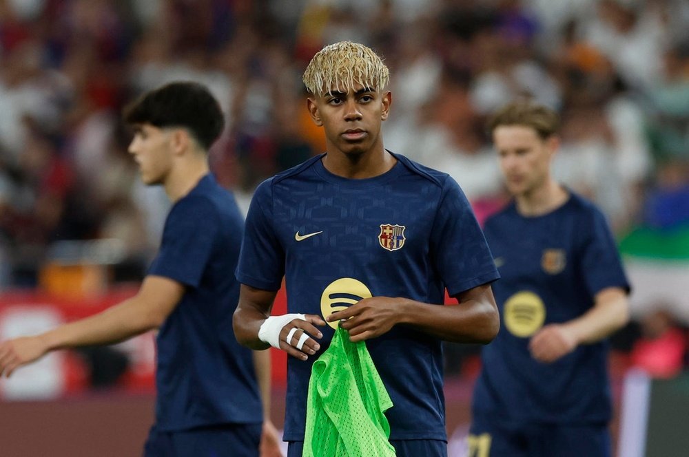 Yamal will become the youngest Barcelona player to reach 100 appearances. EFE