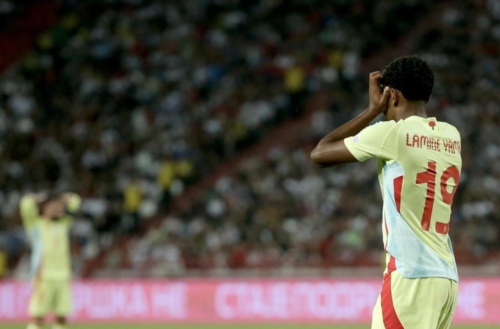 Lamine Yamal could miss Spain's next matches due to injury. EFE