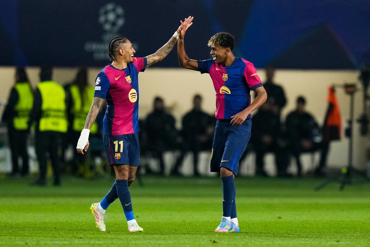 Lamine Yamal, Raphinha e Fermín López esperados para o jogo do Barça contra o Girona